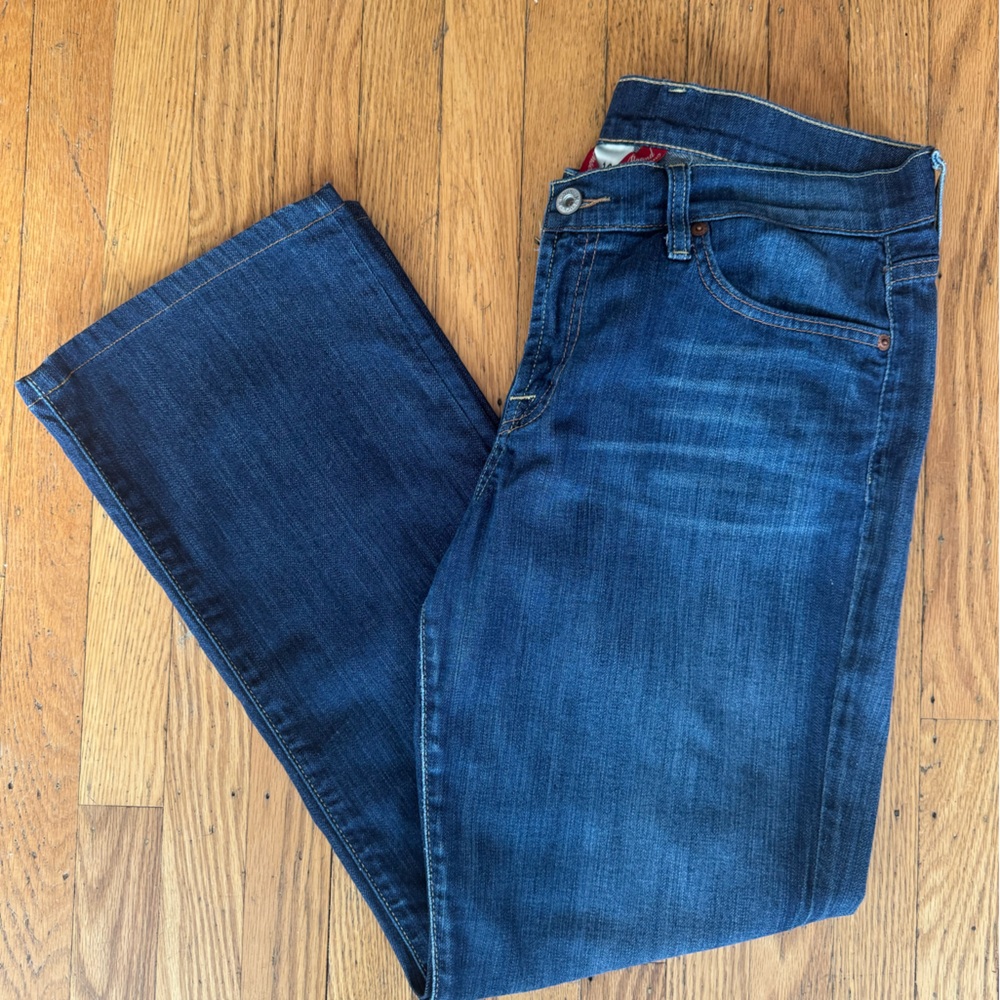 Lucky Brand Women’s Dark Blue Straight Jeans size 14 - Picture 10 of 10